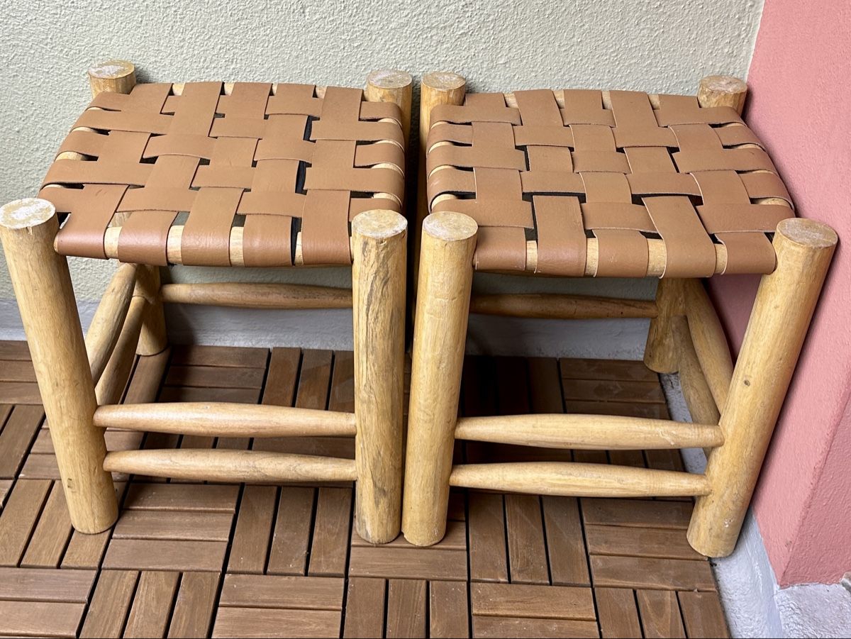 Sgabelli: Hocker boho geflochten  – Usato da Zürich venduto da aquaya01