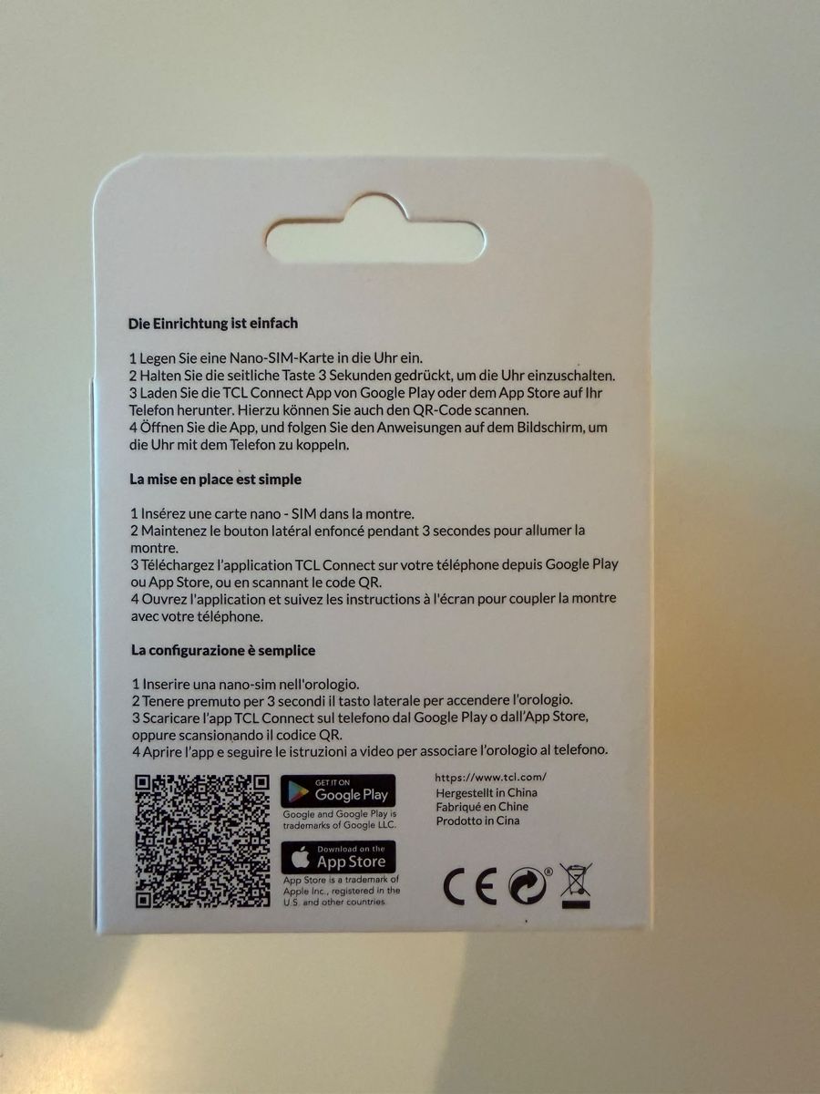 Smartwatch: TCL MOVETIME FAMILYWATCH – Nuovo e nell'imballaggio originale da Oberwil BL venduto da fio_7jll 2