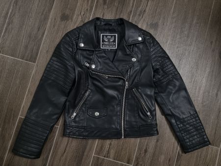 Mädchen Bikerjacke Gr. 140