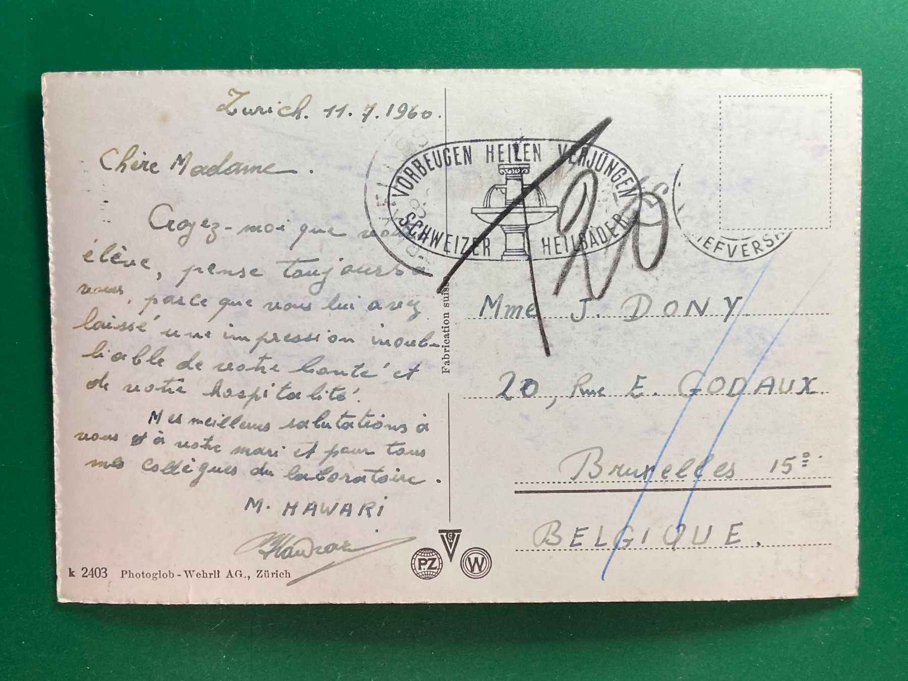 Cartes postales: Zürich, Schipfe – D'occasion à Steg VS par _vinci_ 1