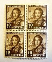 Pro Juventute 1942 - 4er Blocks