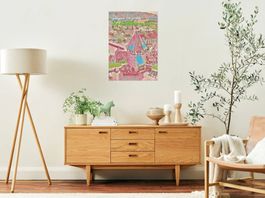 Schaffhausen, Schweiz, Poster. Moderne Wanddeko