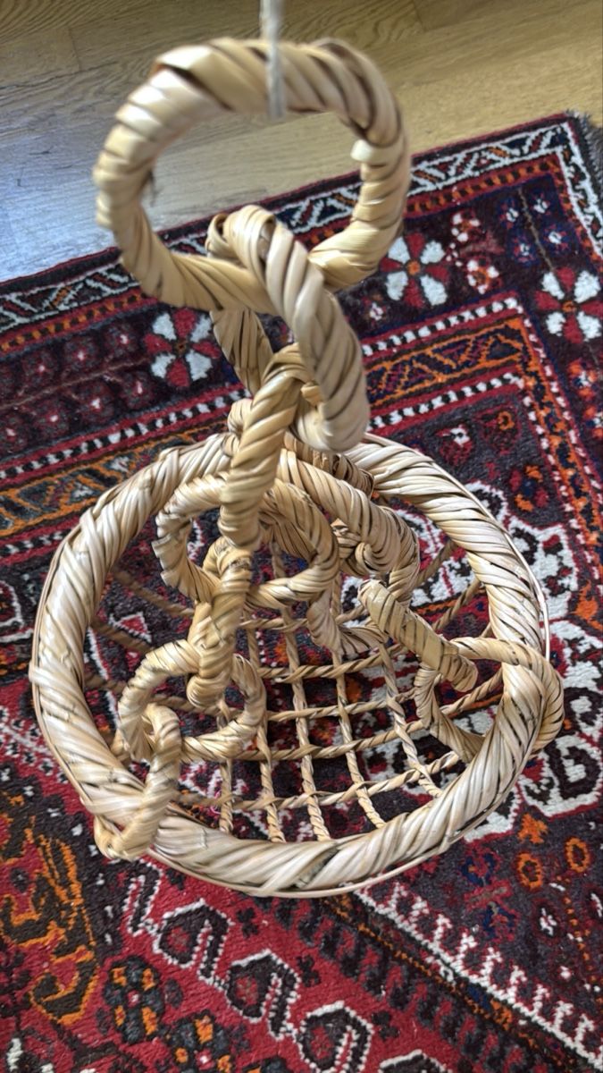 Altro in Antiquarato & Arte: Handwoven Hanging Basket Holder - Unique Summer Decor – Usato da Zürich venduto da olalinda 2