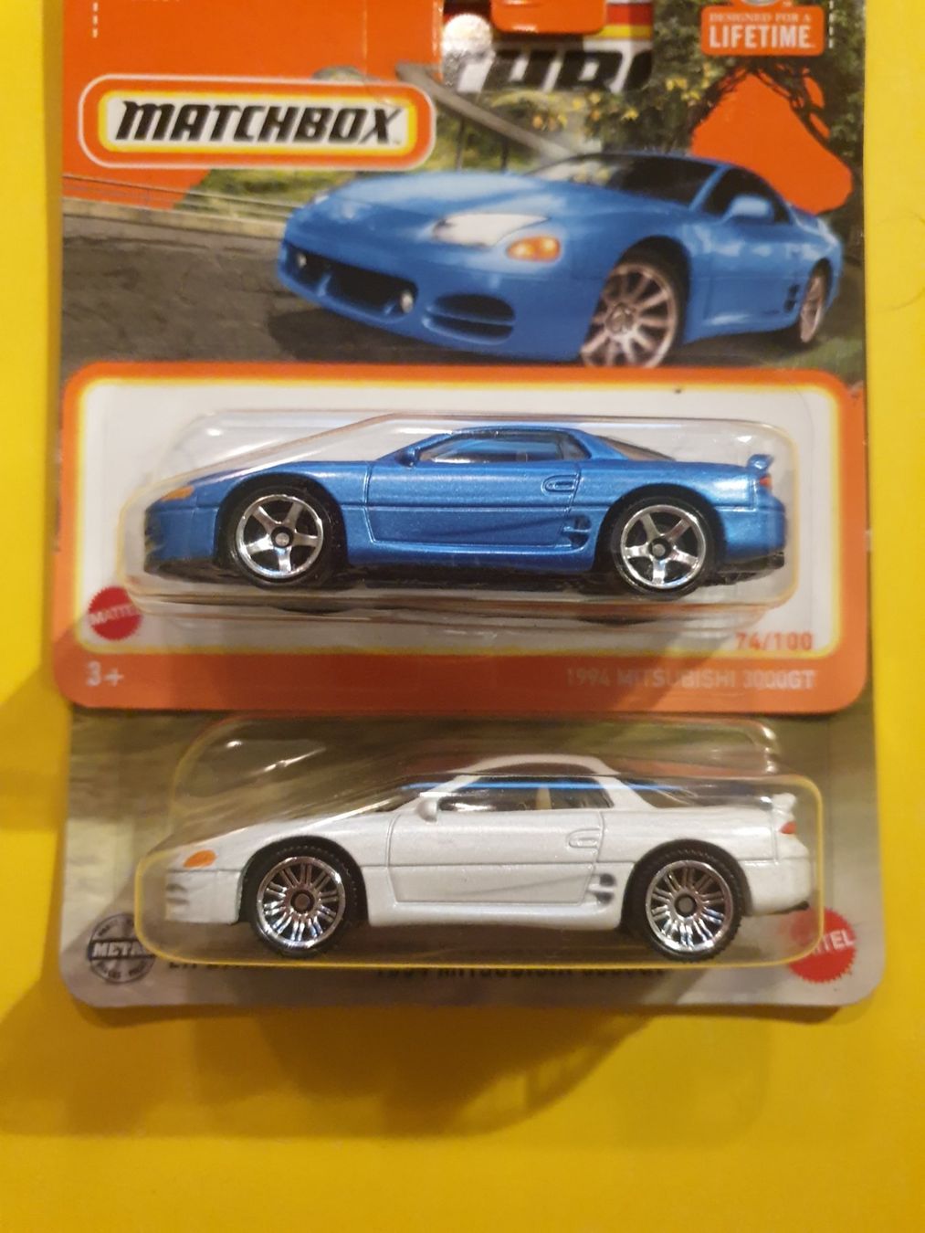 Matchbox Voitures modèles: 2 x Matchbox 1994 MITSUBISHI 3000 GT – Neuf avec emballage d'origine à Oftringen par Rotor 1