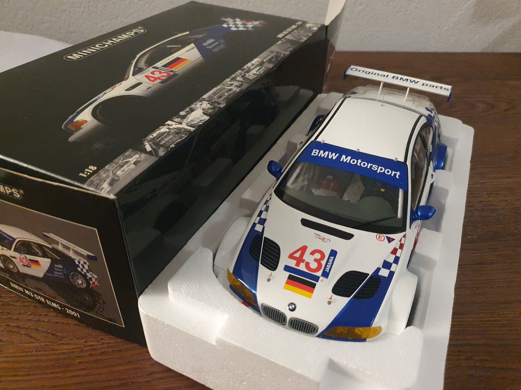 Minichamps Modellautos: BMW M3 E46 ELMS 2021 Minichamps 1/18 – Gebraucht aus Chernex von Manu0128 5