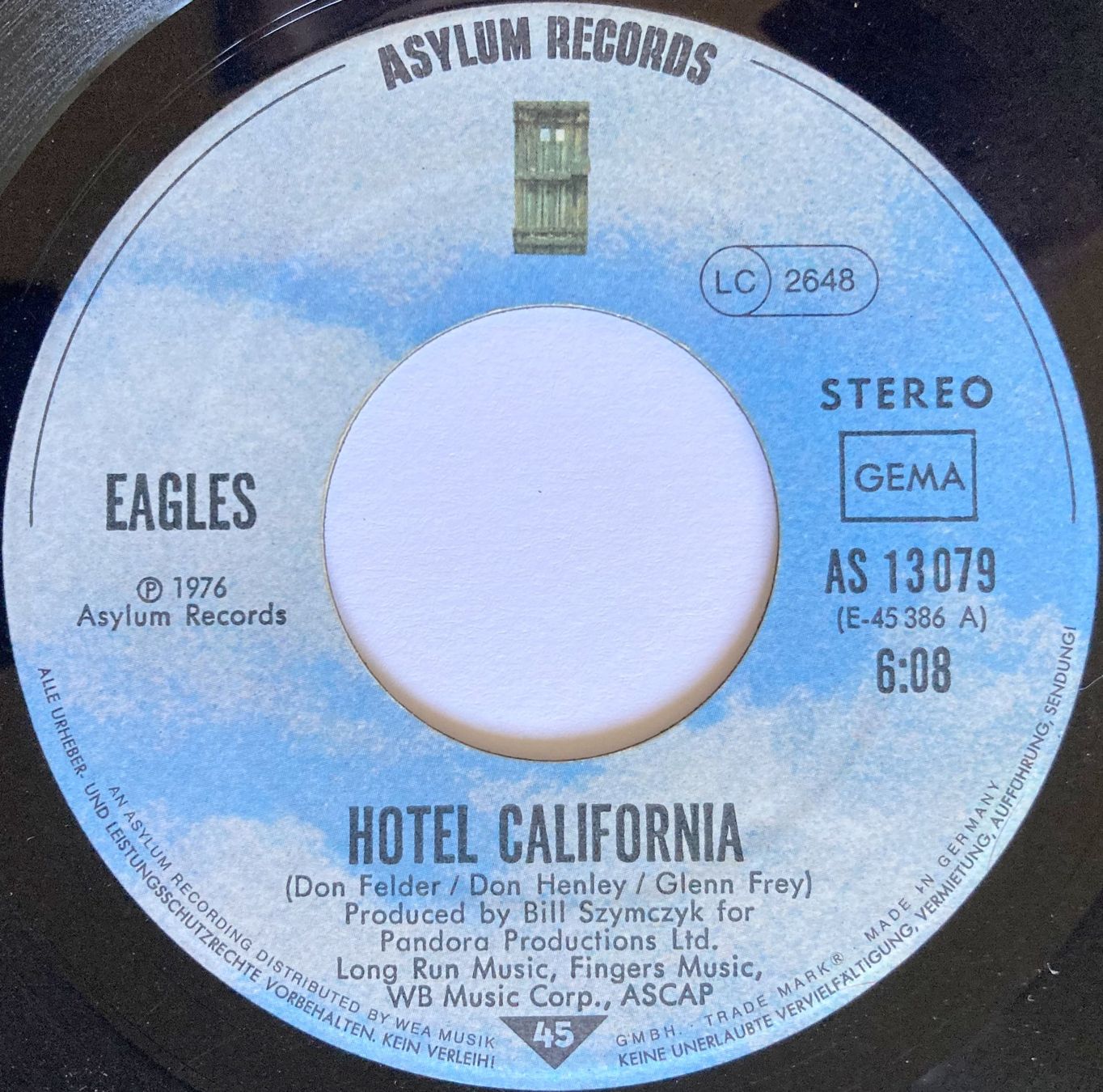 Dischi in vinile: EAGLES - HOTEL CALIFORNIA – Usato da Bottens venduto da hotter-than-hell 2