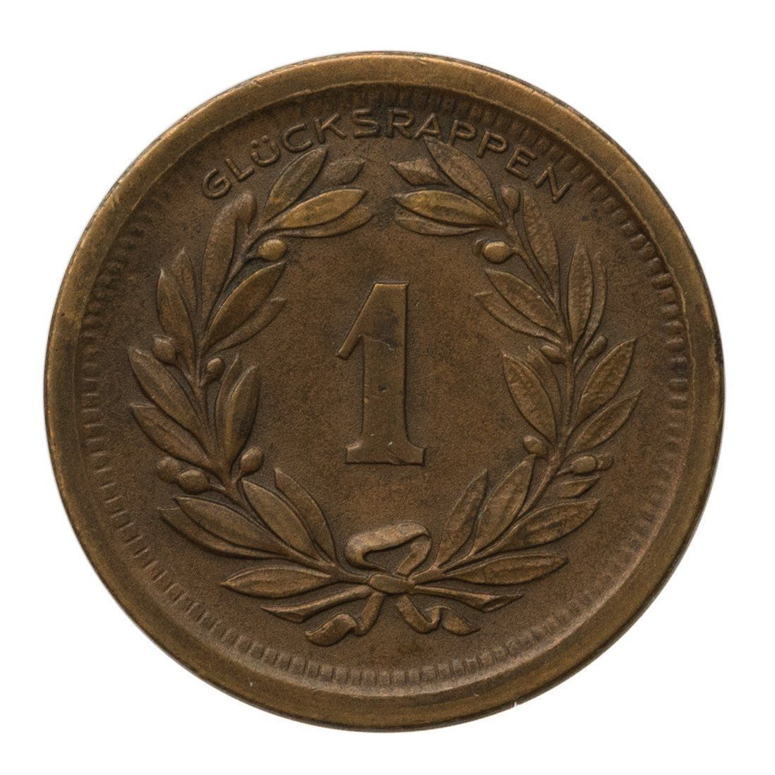 Medaillen: Glücksrappen Beobachter 1931 Jeton – Gebraucht aus Rotkreuz von Swiss-Coins 1