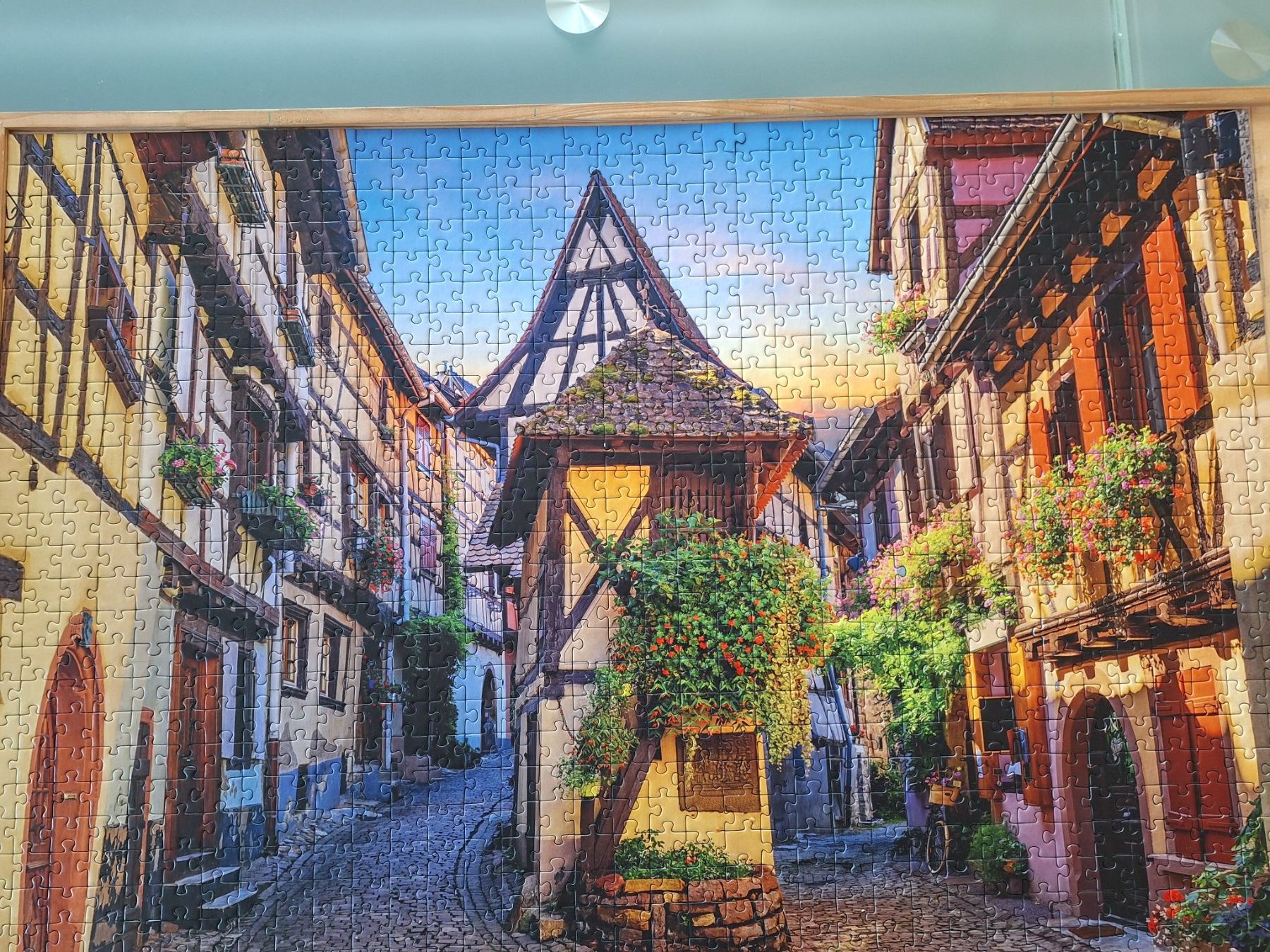 Puzzle: Puzzle  " EGUISHEIM WEINDORF IM ELSASS " – Usato da Dornach venduto da kurtbahn