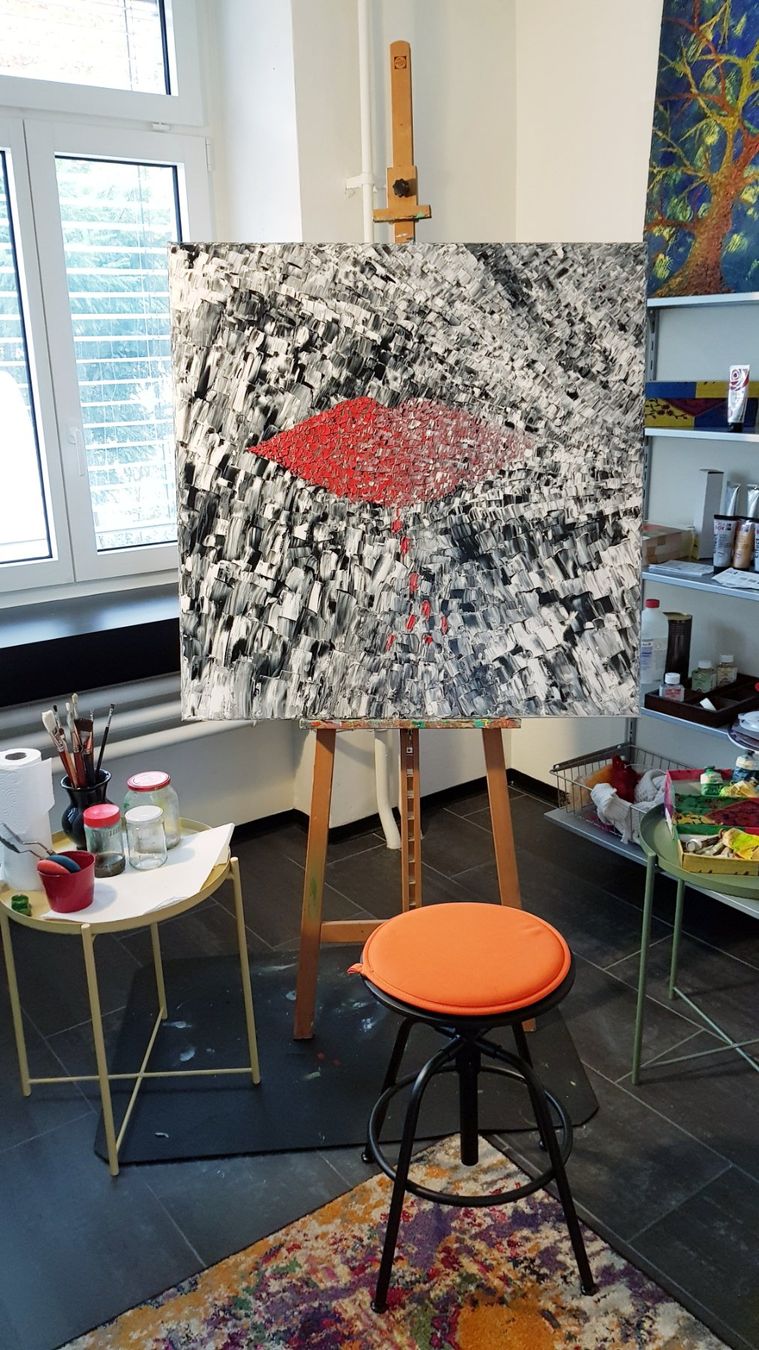 Gemälde: Blutende Lippen – Neu (gemäss Beschreibung) aus Grenchen von ott_bvn8 1