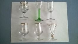 Verre a digestif (shot) 6 pces année 1950