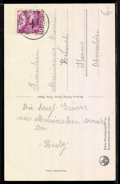 Ansichtskarten: AK Mariastein, Basilika Mariastein – Gebraucht aus Berlin von bartko-reher 1