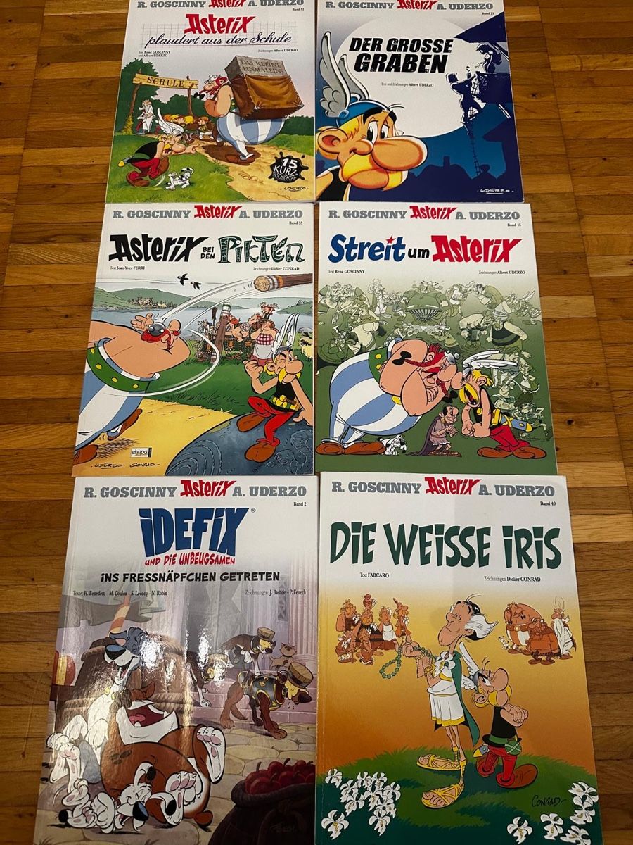 Fumetti: 6x Asterix und Obelix, Idefix – Usato da Dietlikon venduto da ciganolimao
