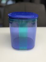 Tupperware Eleganzia Vorratsdose blaugrün transparent