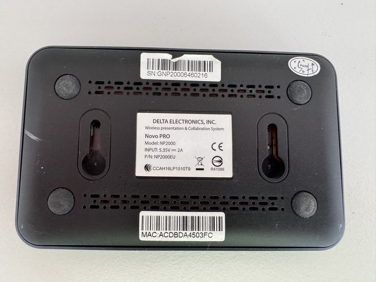 Lettore multimediale & Streamer: Vivitek NovoPro NP2000 - Wireless Presentation System – Usato da Urdorf venduto da Studerpa 2