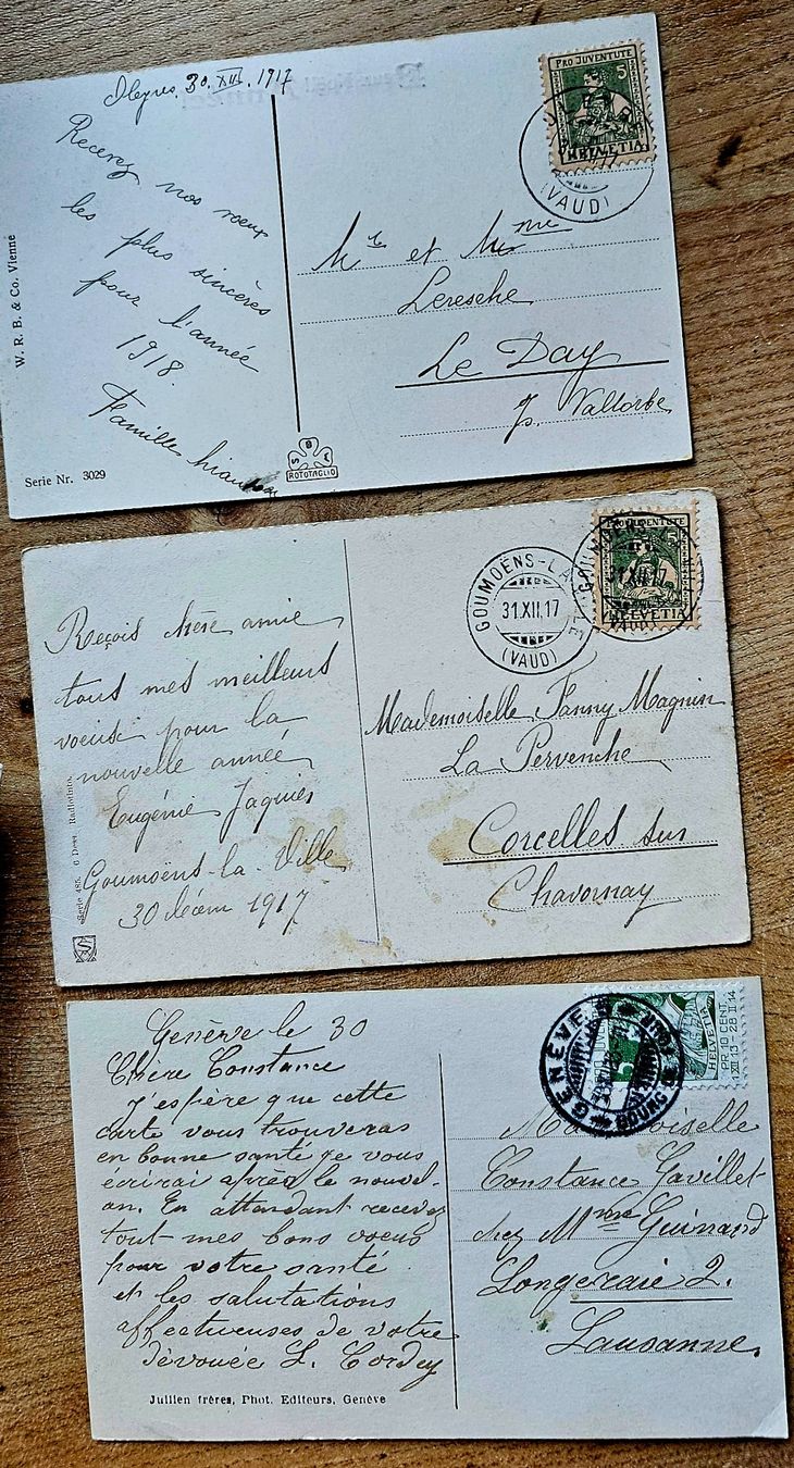 Tous les timbres: 3 AK mit PJ - sehen ! – D'occasion à Les Valettes par Nuba1
