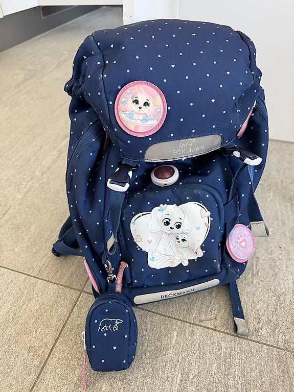 Borse & Zaini: Beckmann Set Schulrucksack/-thek (4-teilig) – Usato da Egg b. Zürich venduto da Anouker 1