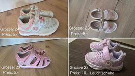 Günstige Mädchen Schuhe Grösse 22-24