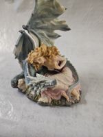 Elfenfigur mit Drachen 12cm
