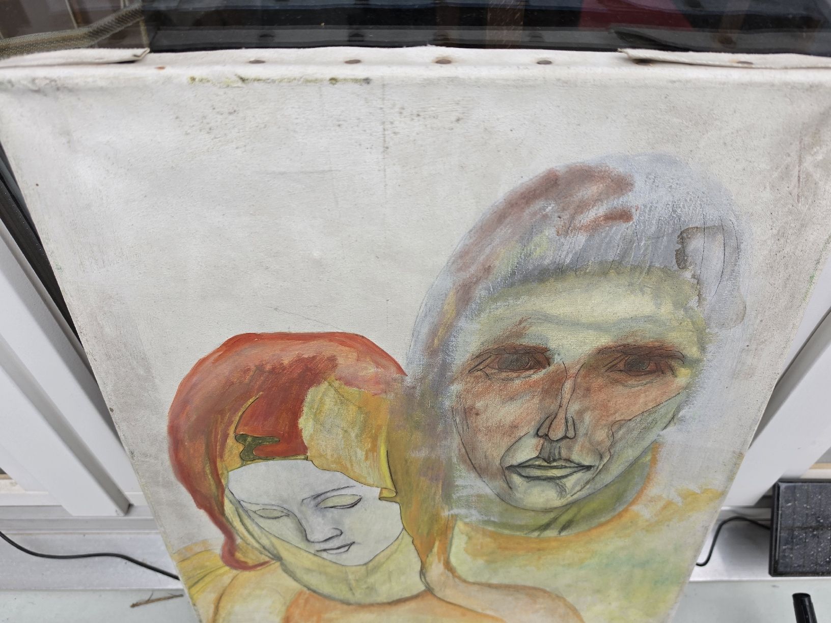 Gemälde: Gemälde, Portrait, , schöne Farben, Herbstdeko. – Gebraucht aus Mettlen von elios0888 6