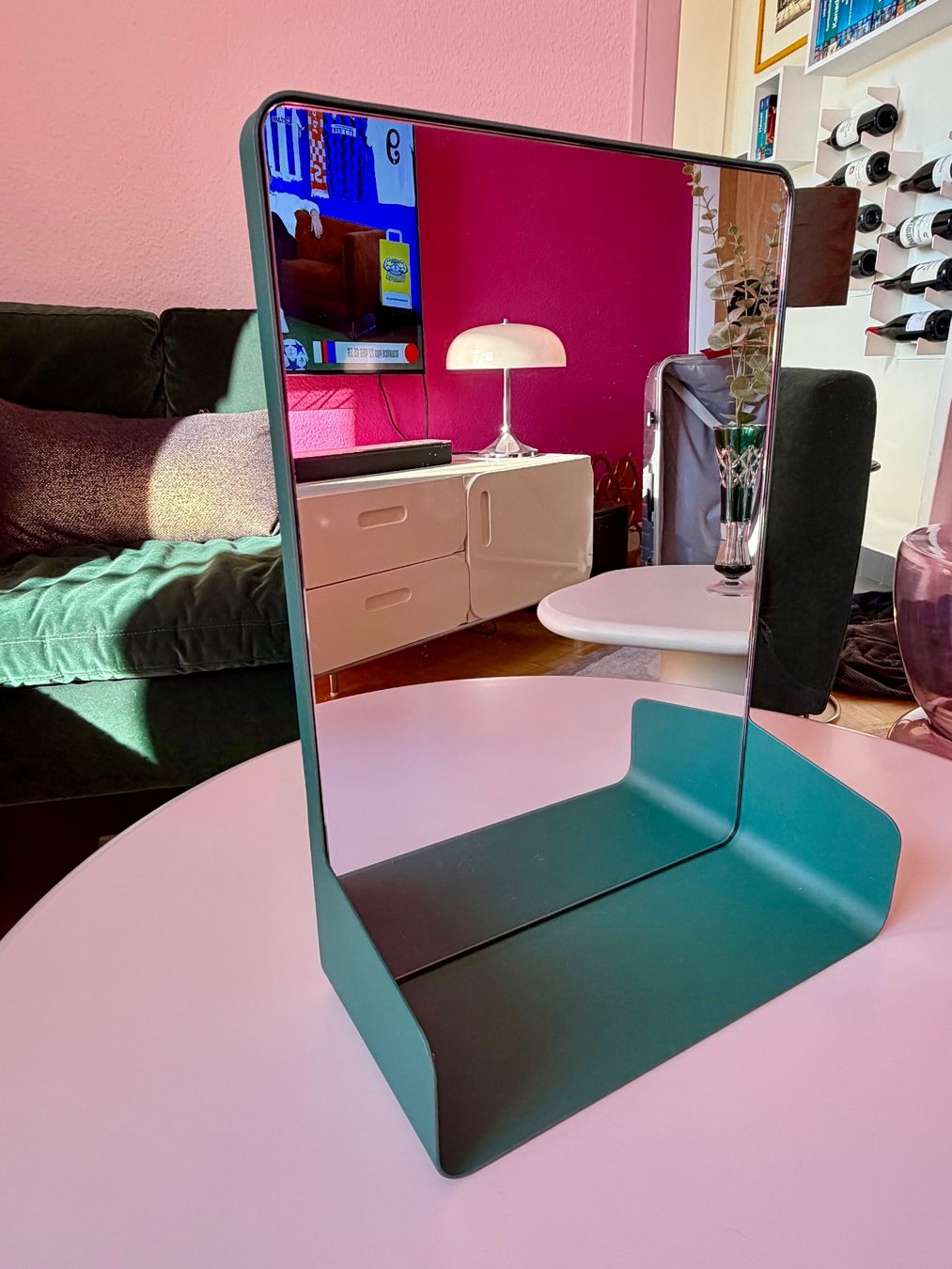 Specchi: Miroir mural design avec tablette | Wall mirror with shelf – Usato da Carouge GE venduto da mma_7n9b