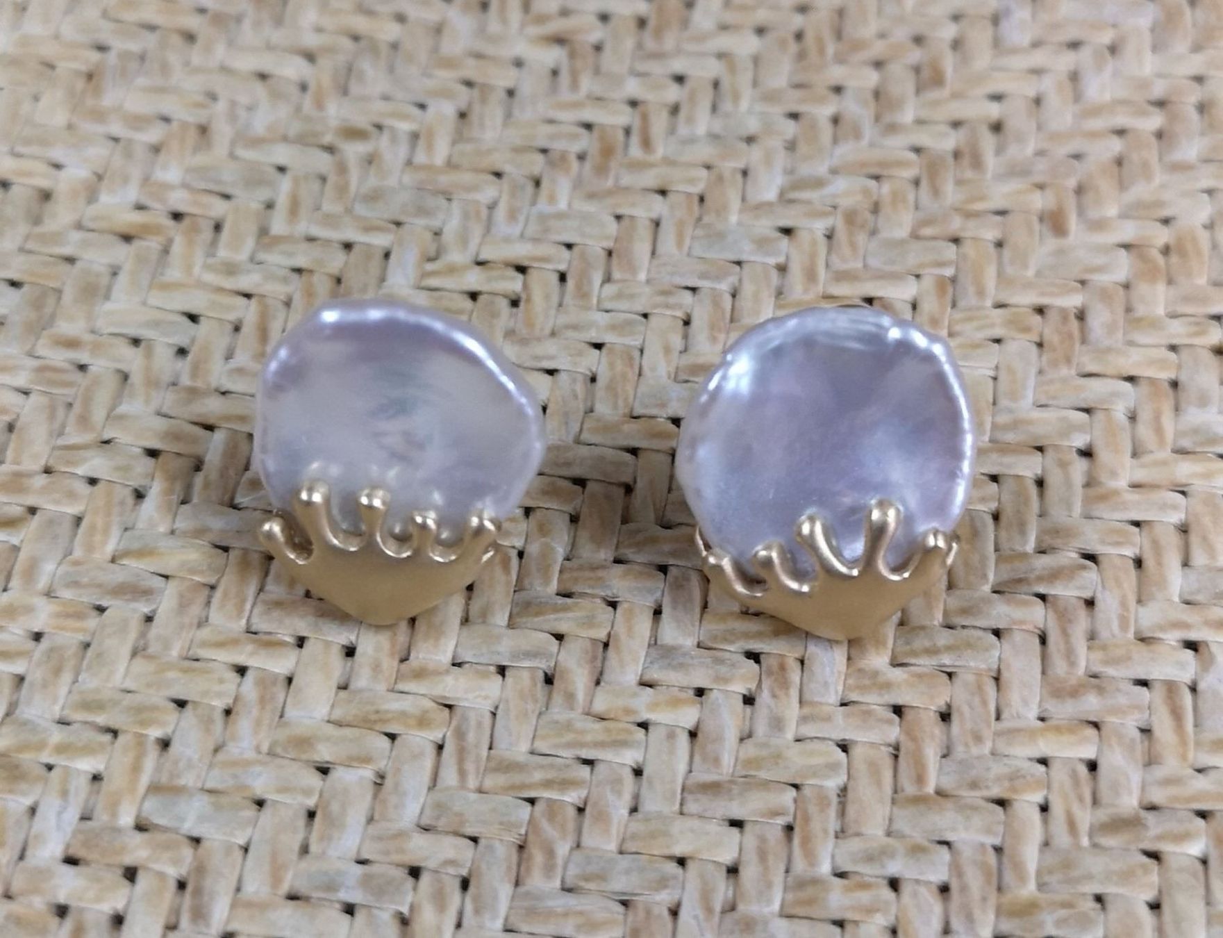 Orecchini pendenti & Orecchini a lobo: Ohrclips, Keshi-Perle und 18K Gold – Nuovo e nell'imballaggio originale da Rümlang venduto da 21f 4