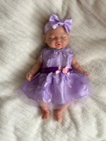Reborn Silikon Baby Puppe Baby Girl Doll, Handmade 27,5 cm