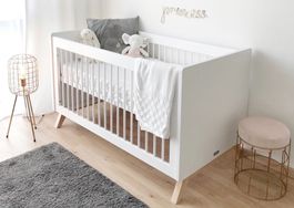 Kinderbett, Babybett, weiss neuwertig 70x140cm