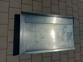 Edelstahlblech Ablage für Gastro116x70cmfür Geschierspühler