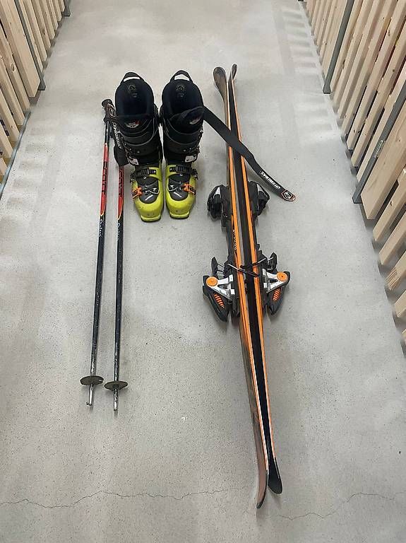 Sci: K2 Apache Ski Set 180 cm inkl. Skischuhe Gr. 42 – Usato da Winterthur venduto da ozl_8jf2