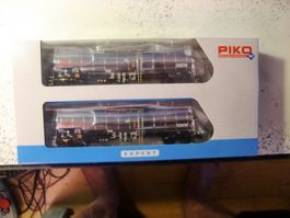 Piko 58253 Güterwagenset Chemiekesselwagen Ermewa 2x H0