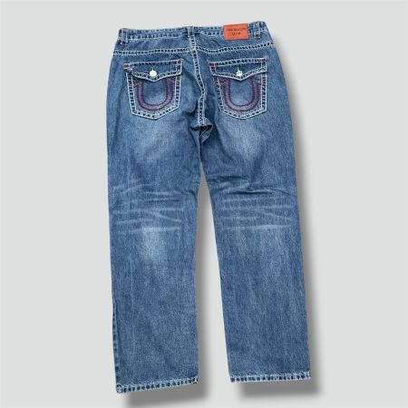 True Religion USA vintage straight jeans streetwear hosen 40
