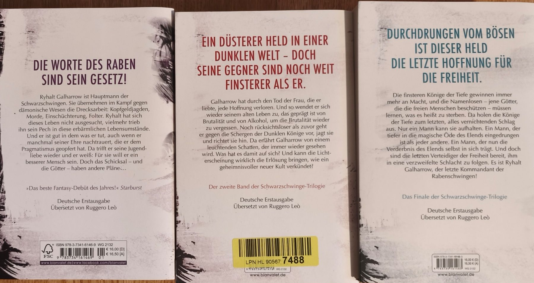 Bücher: Ed McDonald - Raben-Trilogie - Paperback – Neu (gemäss Beschreibung) aus Erlinsbach SO von 400_n956 1