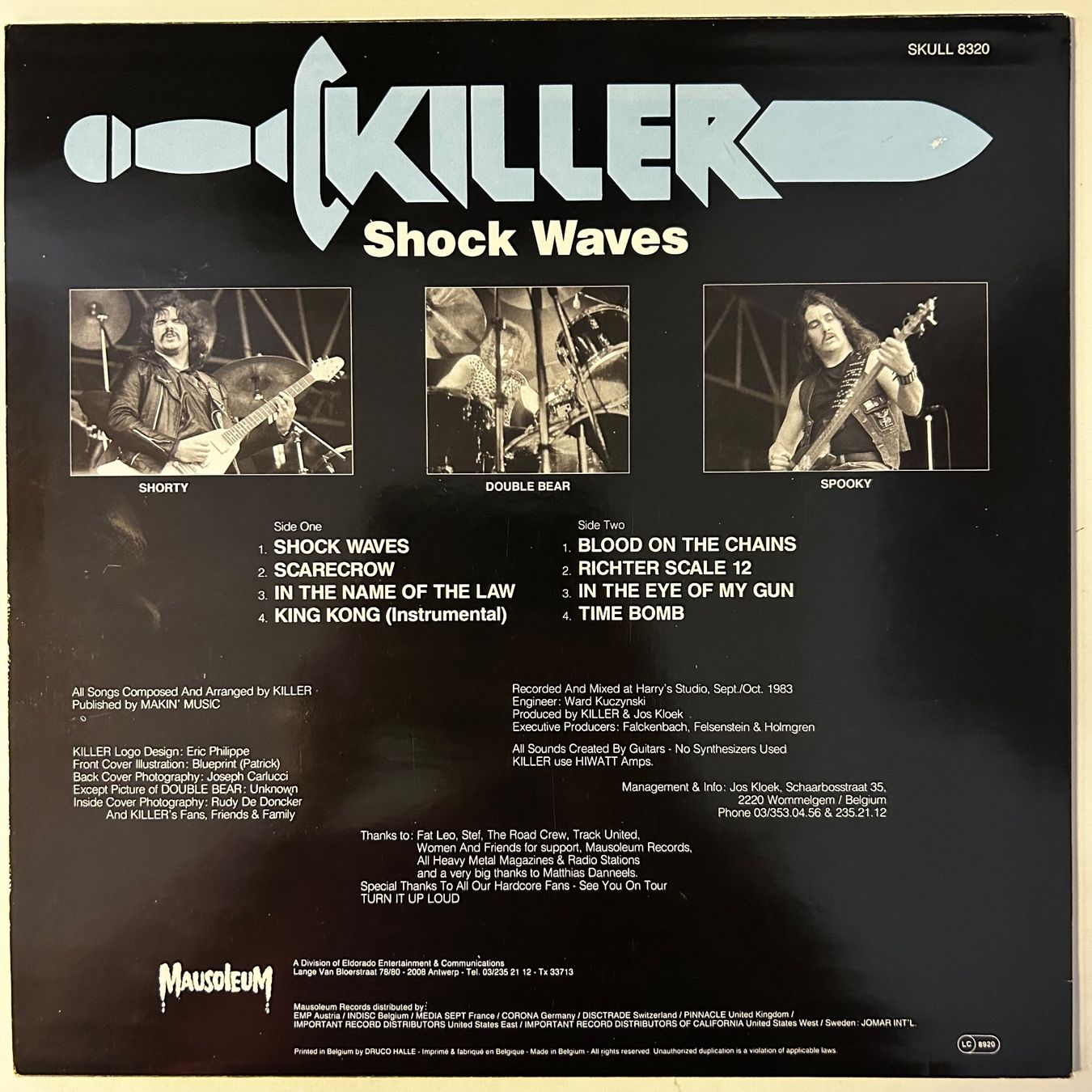 Schallplatten: KILLER - Shock Waves, Metal Vinyl LP – Gebraucht aus Aesch BL von BlueMusicRecords 1