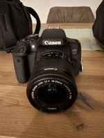 Canon EOS 750D Spiegelreflexkamera mit Objektiv und Taschen