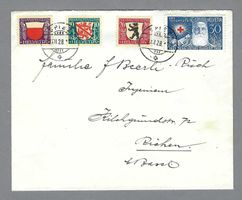 PJ SATZBRIEF 1928, 0 SPIEZ 7.XII.28, SAUBER
