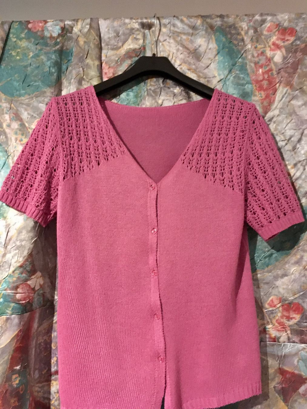 Blusen: Bluse Strickjacke Gr. 42-44 50% BAUMWOLLE – Gebraucht aus Bellinzona von LuganoBoutique