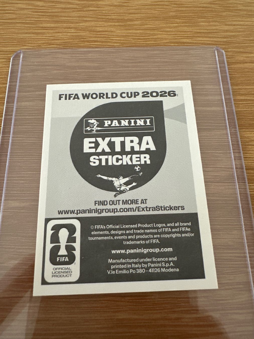 Panini Sammelbilder & Trading cards: Extra Sticker Silber WM 26: Cristiano Ronaldo – Neu und originalverpackt aus Winterthur von sah_gn89 1