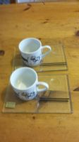 2 tasses à ristretto avec sous tasses(Neuf)