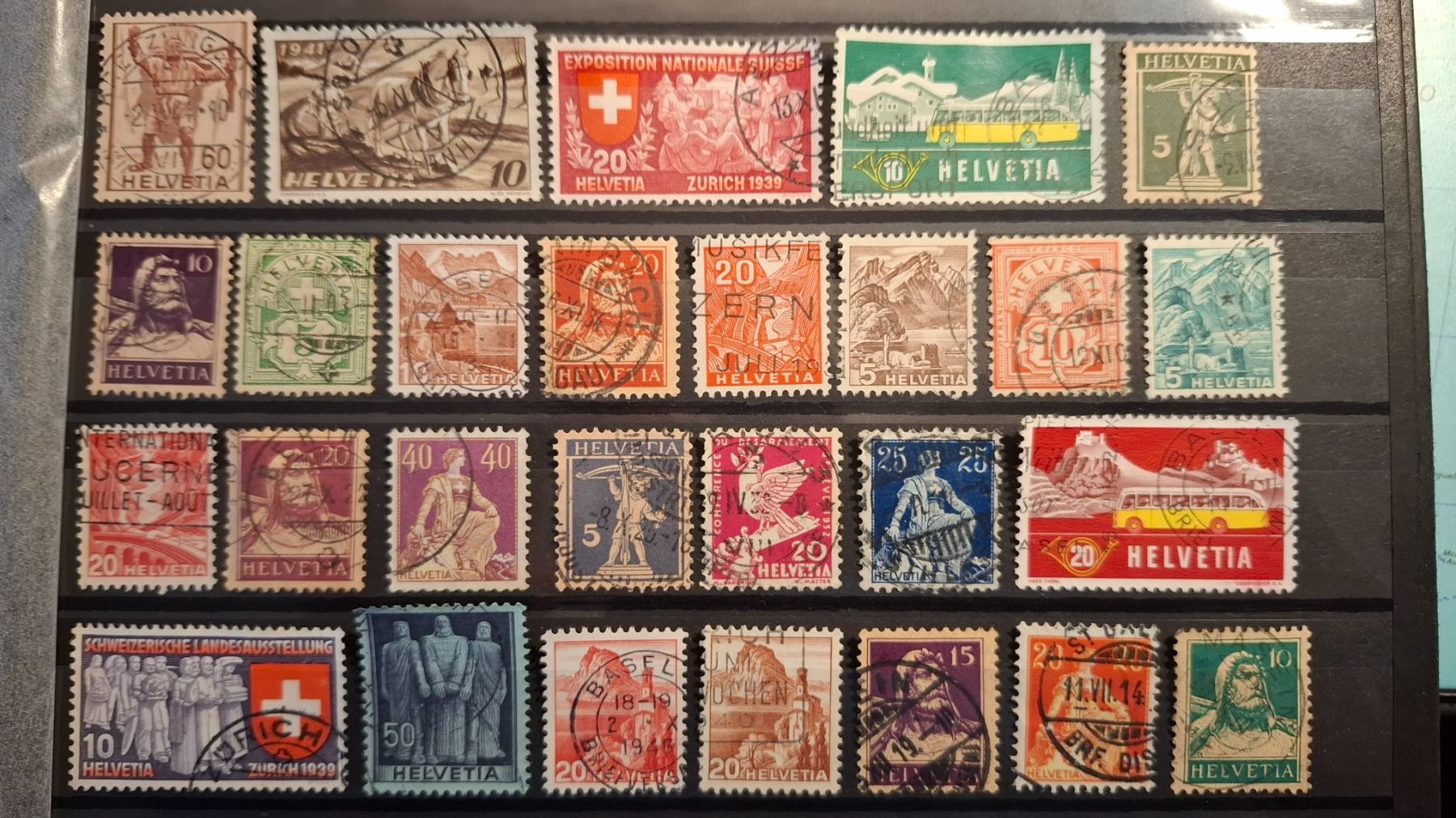 Alle Briefmarken: Lot alte CH Briefmarken – Gebraucht aus Steinmaur von profitec01