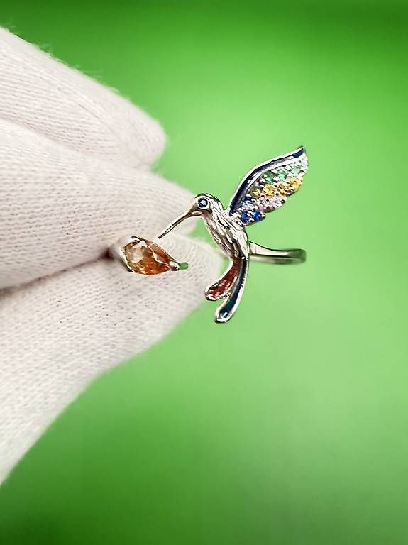 Bagues: Kolibri Ring aus 925 Silber – D'occasion à Thalwil par han_2b8c