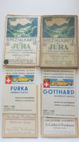 4 alte Landkarten