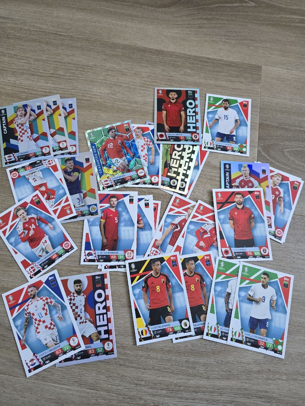 Topps Sammelbilder & Trading cards: 28 Stück Topps Euro – Neu (gemäss Beschreibung) aus Thun von Miginemo