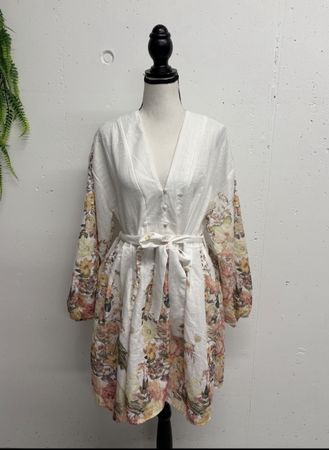 Leinen Kleid von Lady Politan, L neuwertig Zimmermann Stil