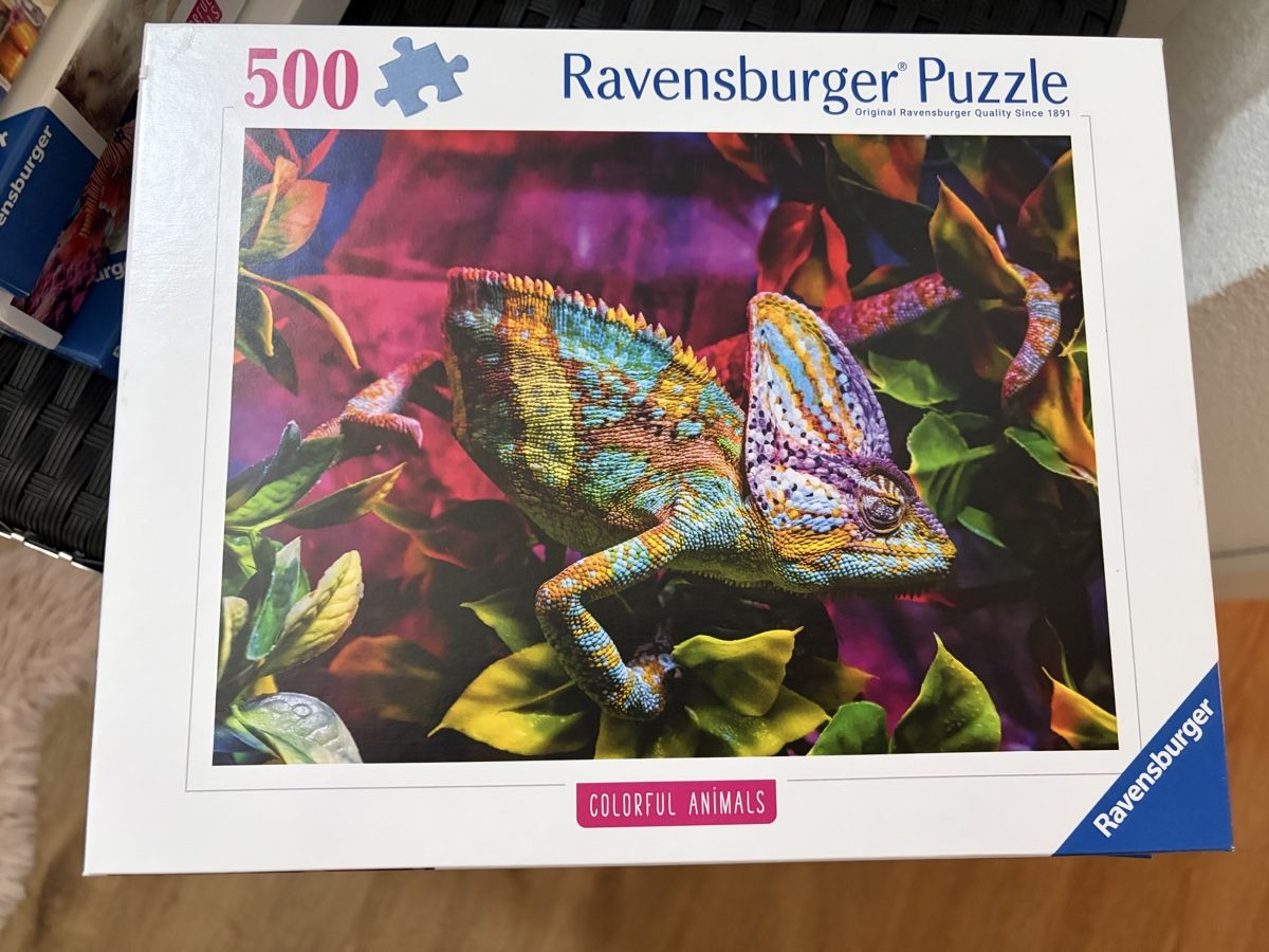 Ravensburger Puzzle: Puzzle Chamäleon 500 Teile – Usato da Laupersdorf venduto da eliza23