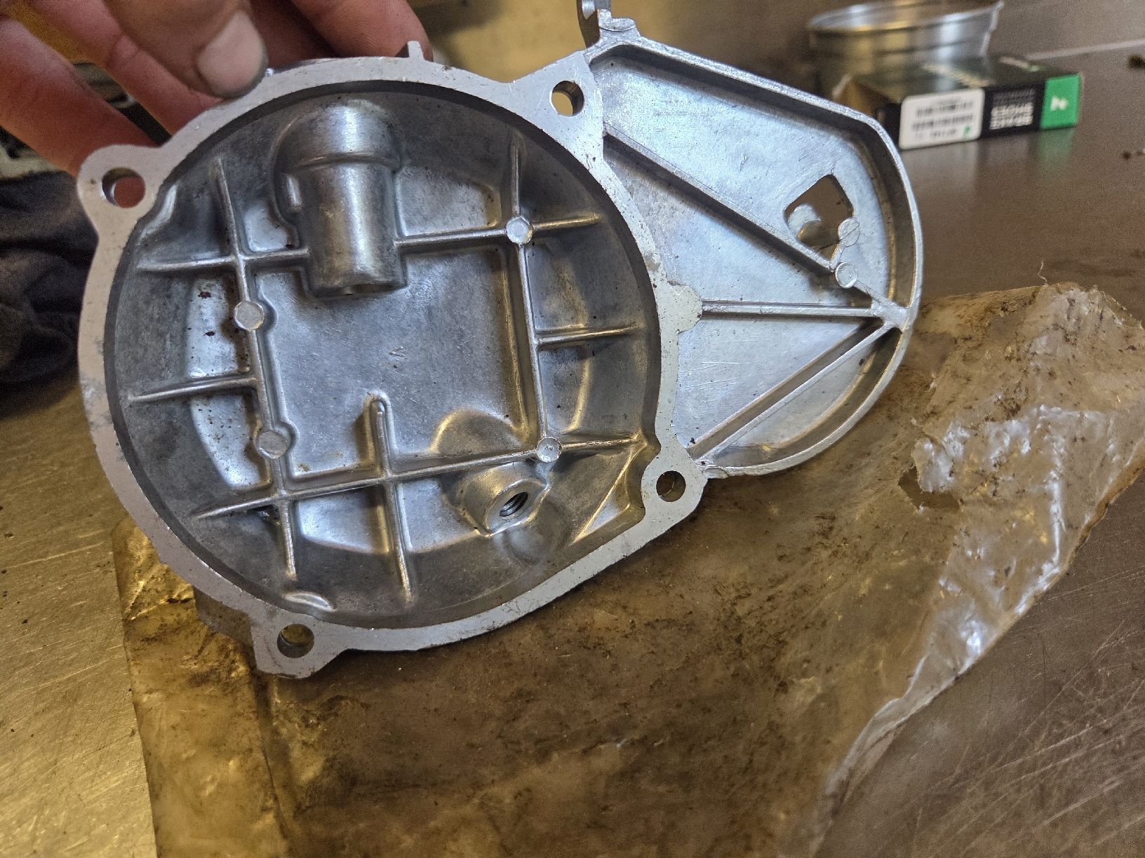 Puch Parti ricambio per ciclomotori: Puch Maxi E50 Getriebedeckel NOS – Nuovo e nell'imballaggio originale da Eichberg venduto da Schmid-Motos 2