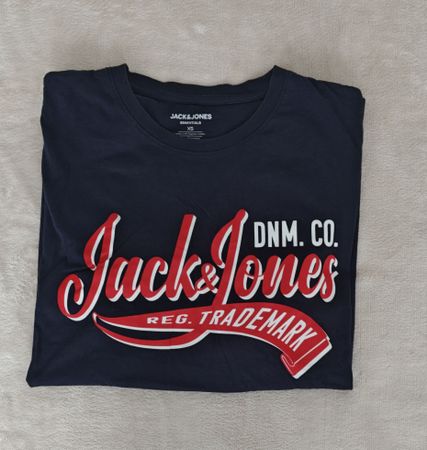 Jack & Jones T-Shirt dunkelblau Grösse XS 