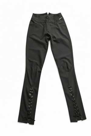 TARK ONE High Waist Hose Schwarz Schnürung