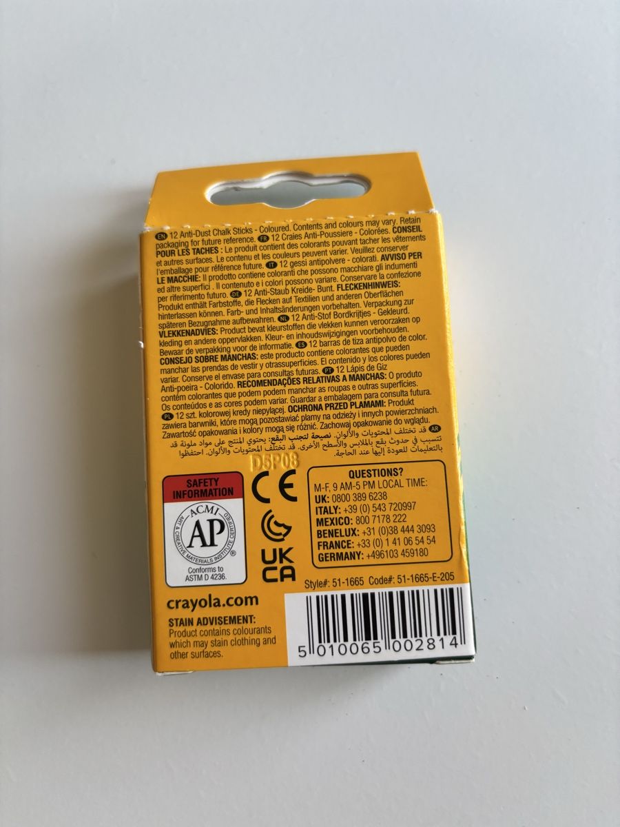 Matite, matite colorate & gessi: Crayola Chalk 12er Set neu – Nuovo e nell'imballaggio originale da Rüti ZH venduto da lau_5yjf 1