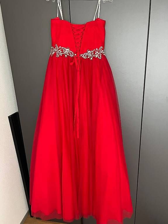 Vestiti: Trägerloses rotes Abendkleid – Usato da Zürich venduto da ali_8zbg 1