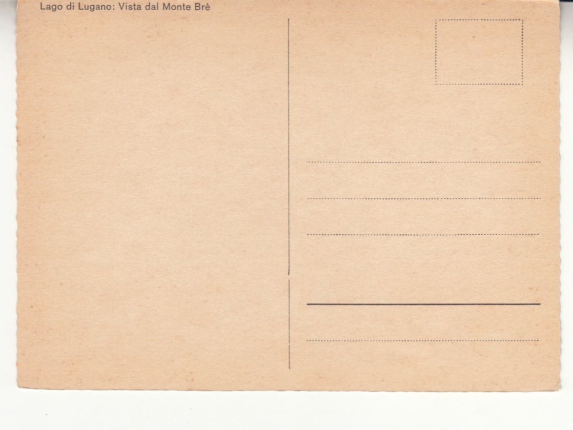Cartoline postali: Lago di Lugano ca. 1960 – Usato da Bürglen TG venduto da StampGraf 1
